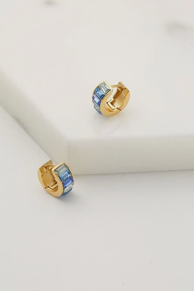 kira huggies sapphire earings Zafino Jewellery