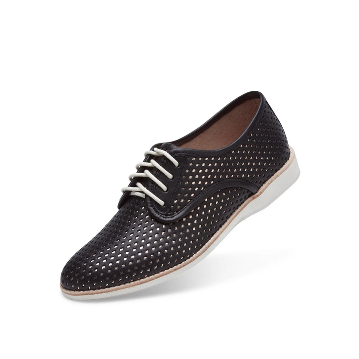 Derby Overlay Black / Rose Gold ROLLIE Shoes Rollie