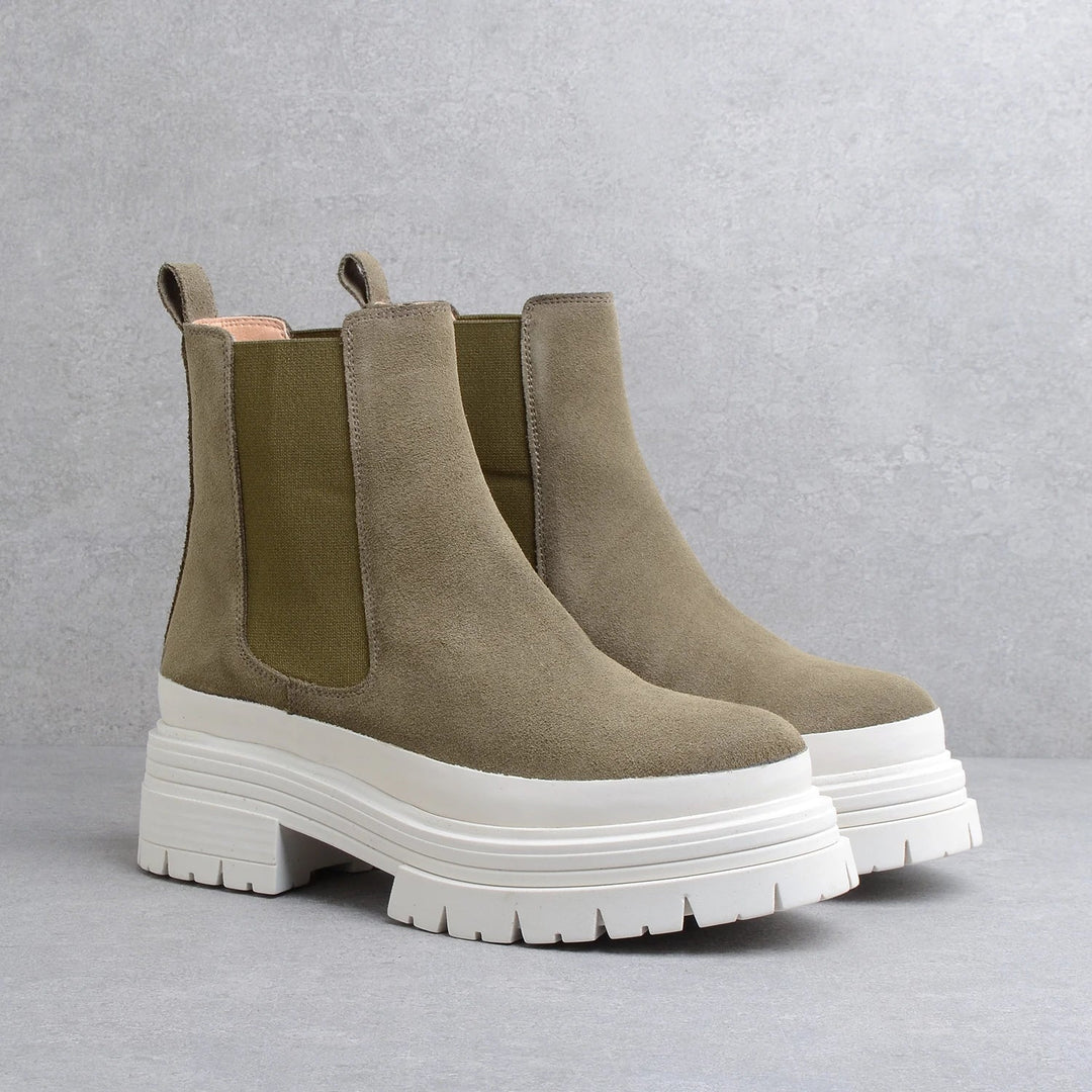 Suede taupe boots General KMB footwear