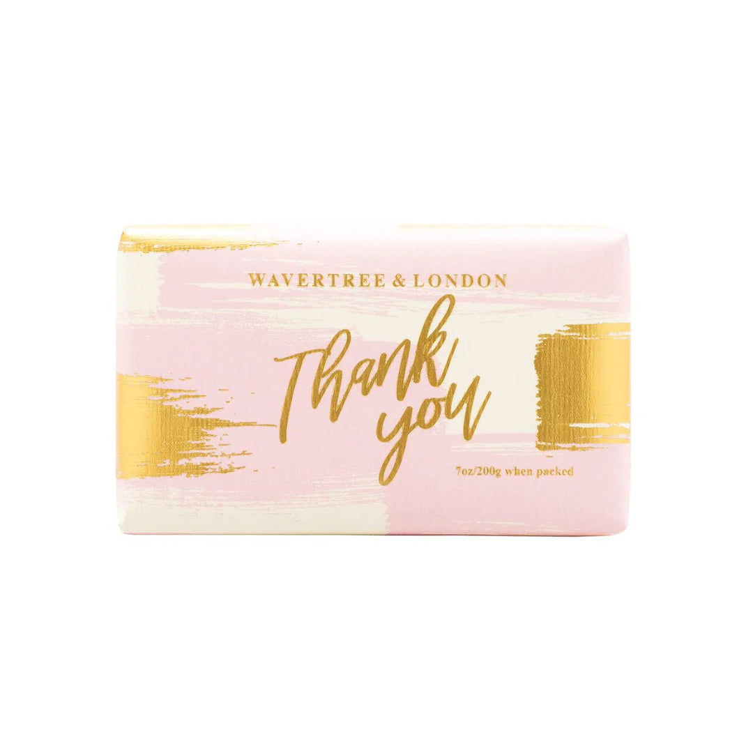 Thank You pink Soap soap Wavertree & London