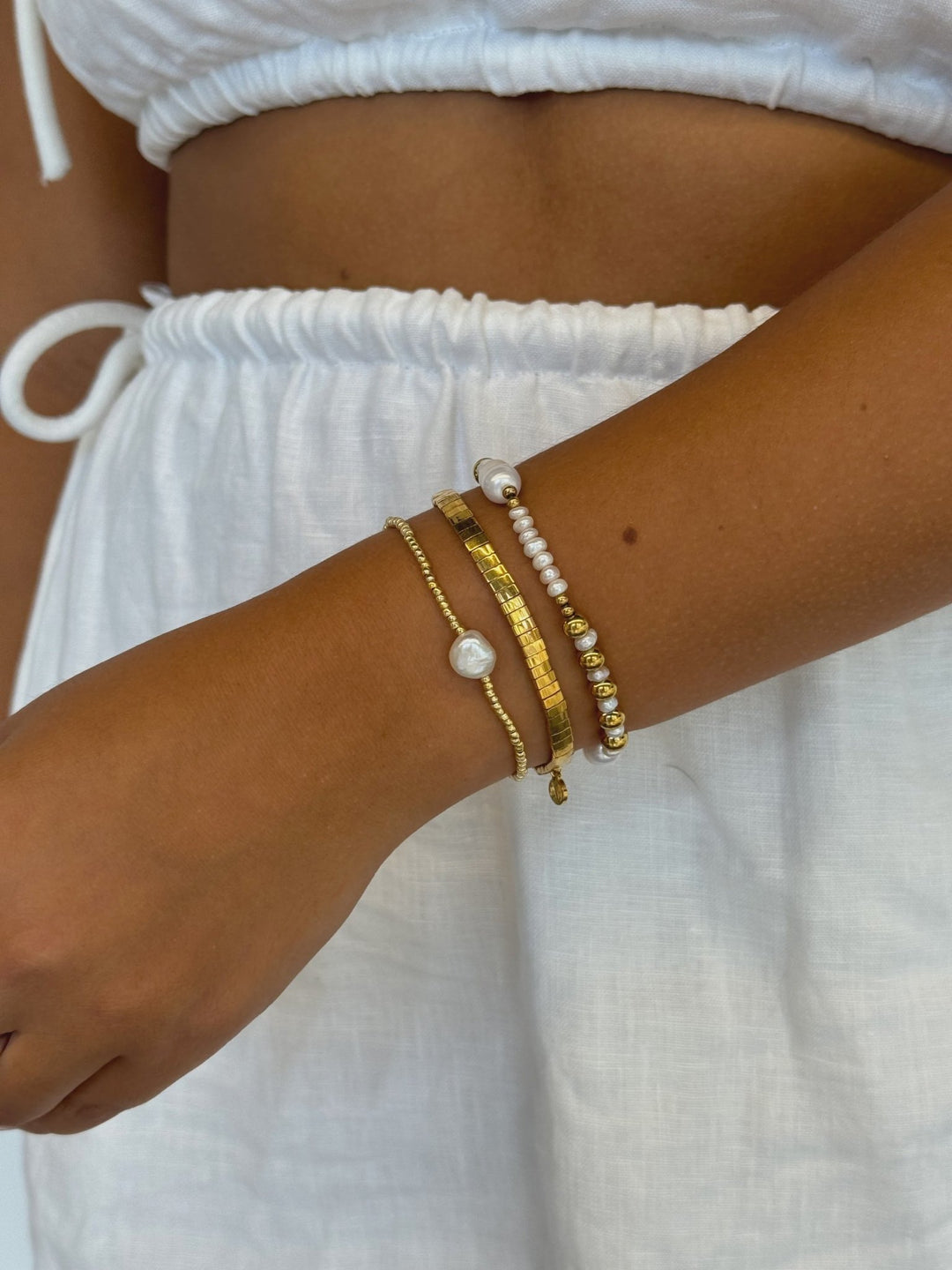 Tile Bracelet GOLD bracelet Zafino Jewellery