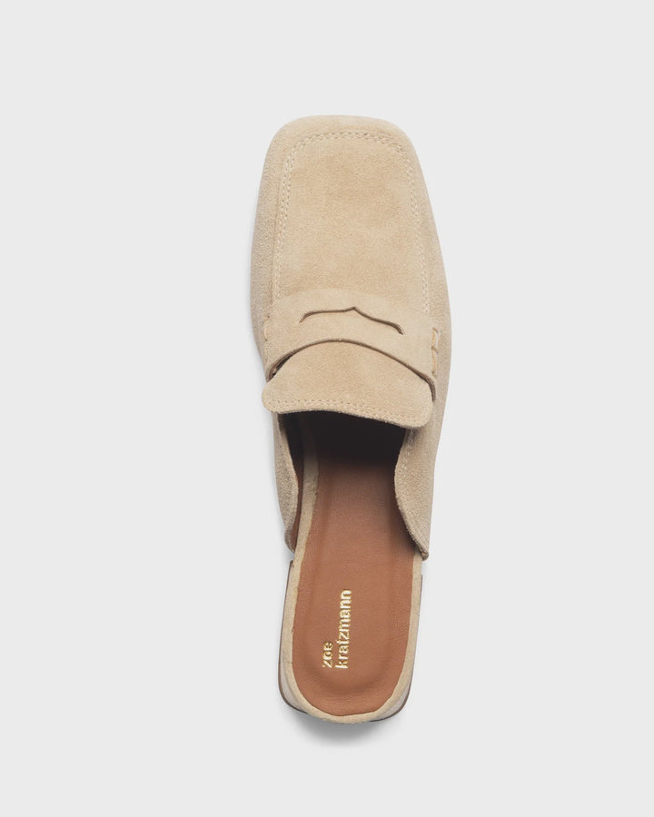 Unlock Loafer - Fawn Suede Shoes Zoe Kratzmann