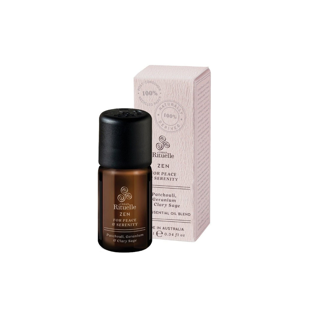 Zen Essential Oil Blend - Patchouli, Geranium and Clary Sage General Urban Rituelle