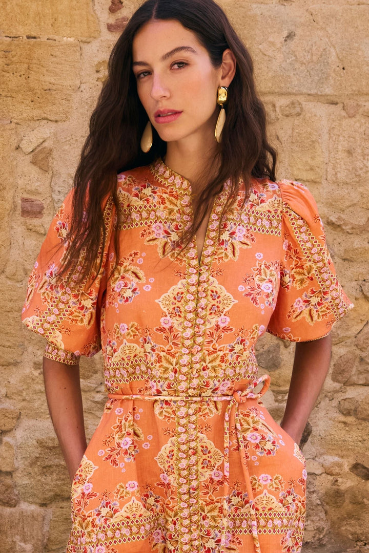 scenic dress - marigold glow
