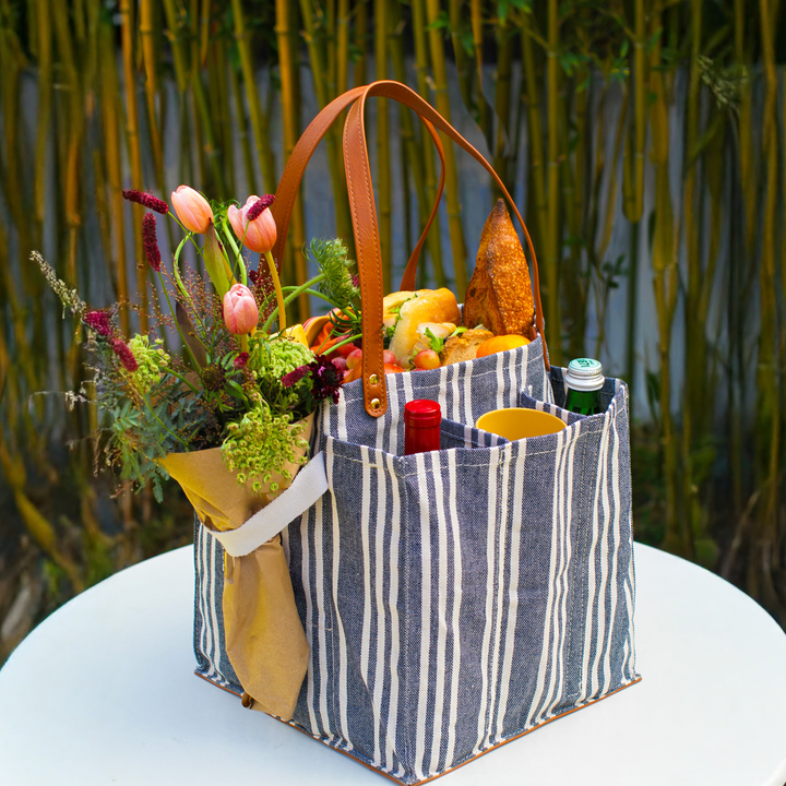 Heavy Canvas Tote Bag | Reusable Multi-Pocket Market Tote CapaBunga®