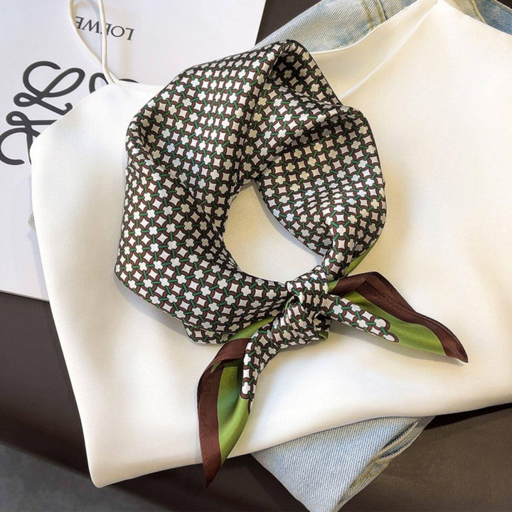 Blue Polka Dot 100% mulberry Silk Scarf accessories Stanleyandstone