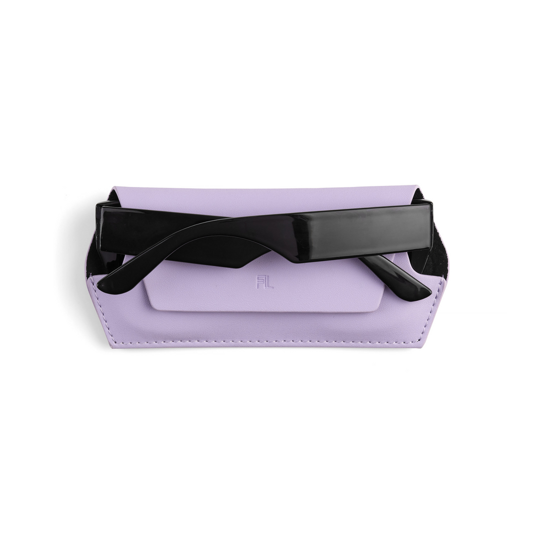 Slimline Glasses Case - Lilac glasses case Fox and Leo