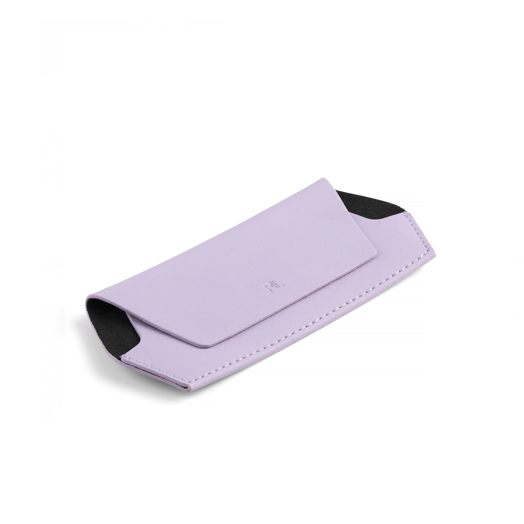 Slimline Glasses Case - Lilac glasses case Fox and Leo