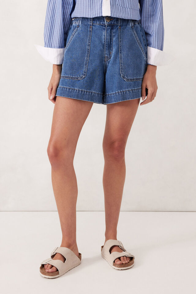 Weekender Short - Fresh Indigo shorts Ceres Life