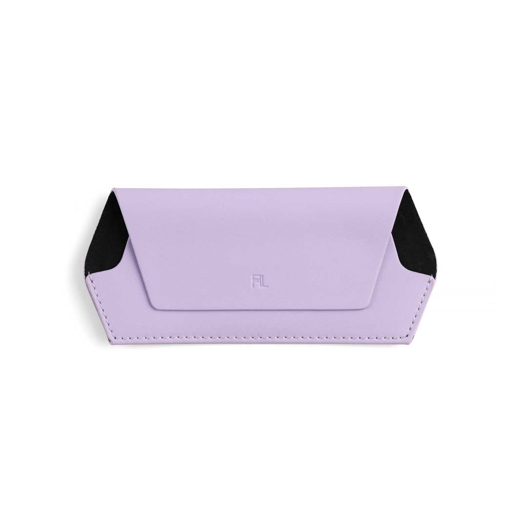 Slimline Glasses Case - Lilac glasses case Fox and Leo