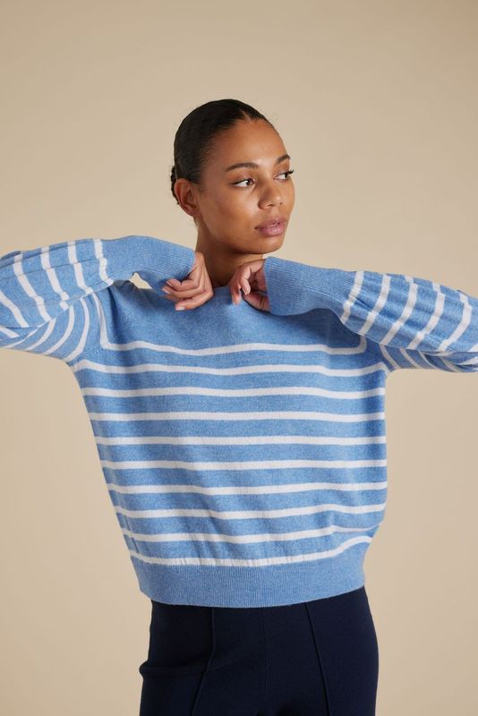 Alessandra Eloise Sweater - Dusty Denim knit Alessandra   