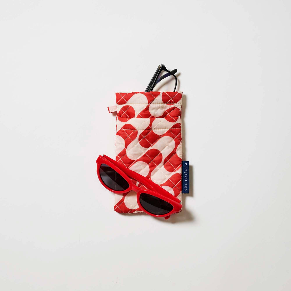 Double Glasses Case – Red Ripple Bag Project Ten