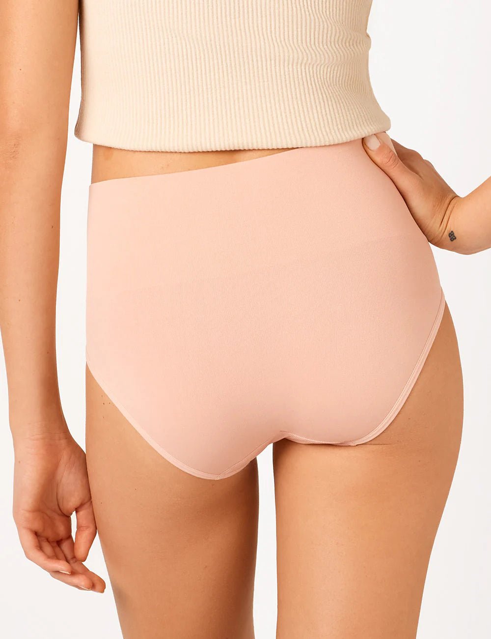 2 Pack Ambra Seamless Smoothies Full Brief -almond / sunset Ambra