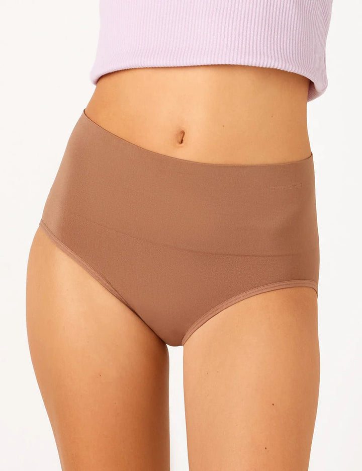 2 Pack Ambra Seamless Smoothies Full Brief -almond / sunset Ambra