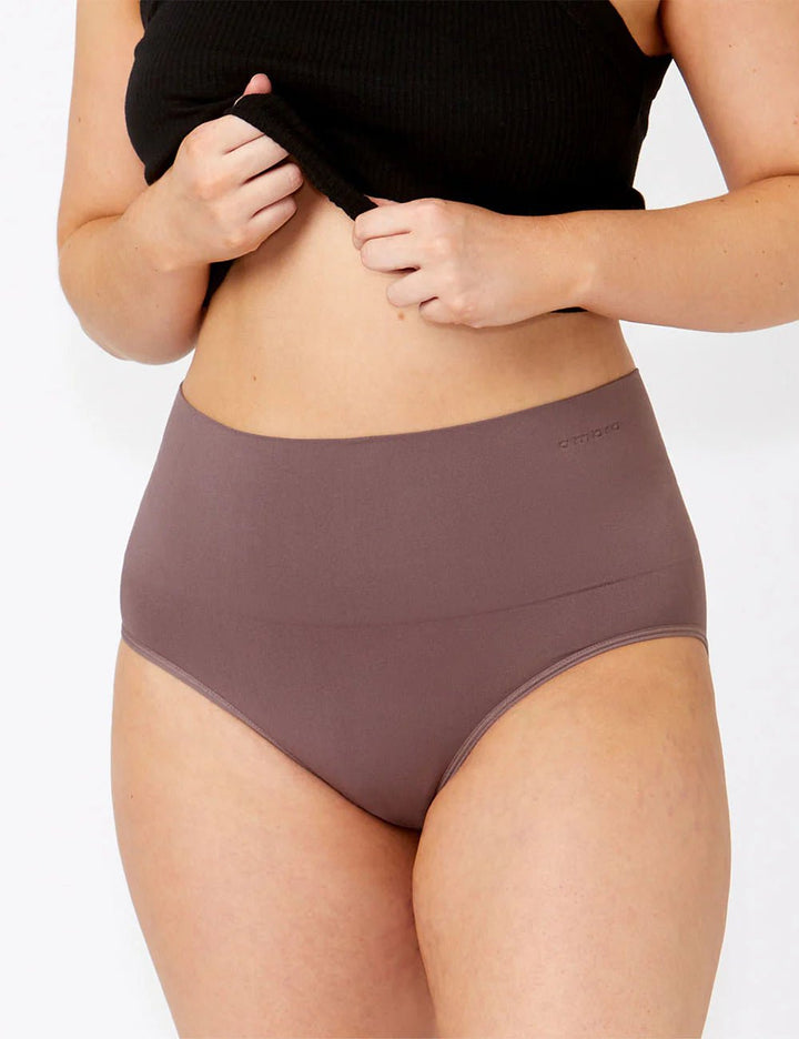 2 Pack Ambra Seamless Smoothies Full Brief - Elderberry / Moonscape Ambra