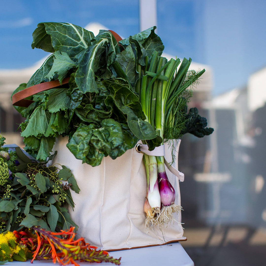 Heavy Canvas Tote Bag | Reusable Multi-Pocket Market Tote CapaBunga®