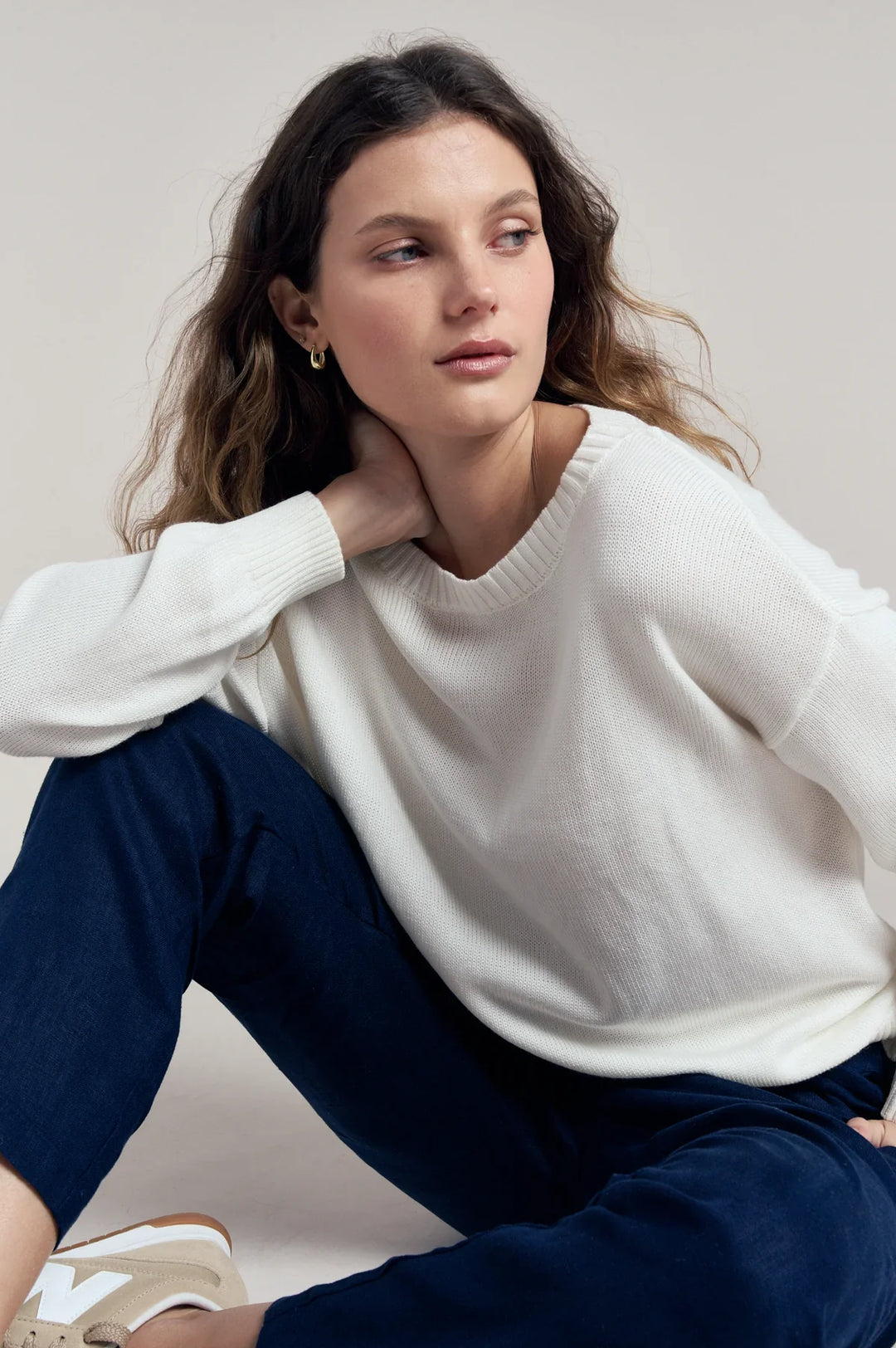 Lux Linen Pants - Navy