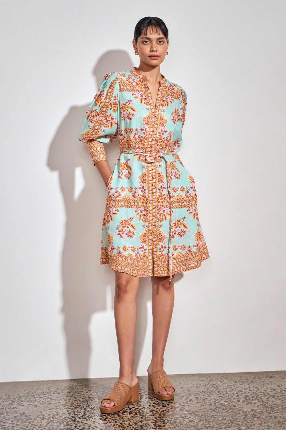 scenic dress - spring glow