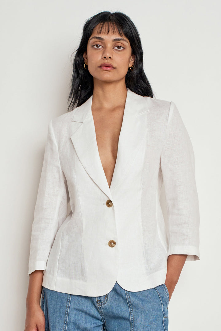 illuminate jacket - porcelain