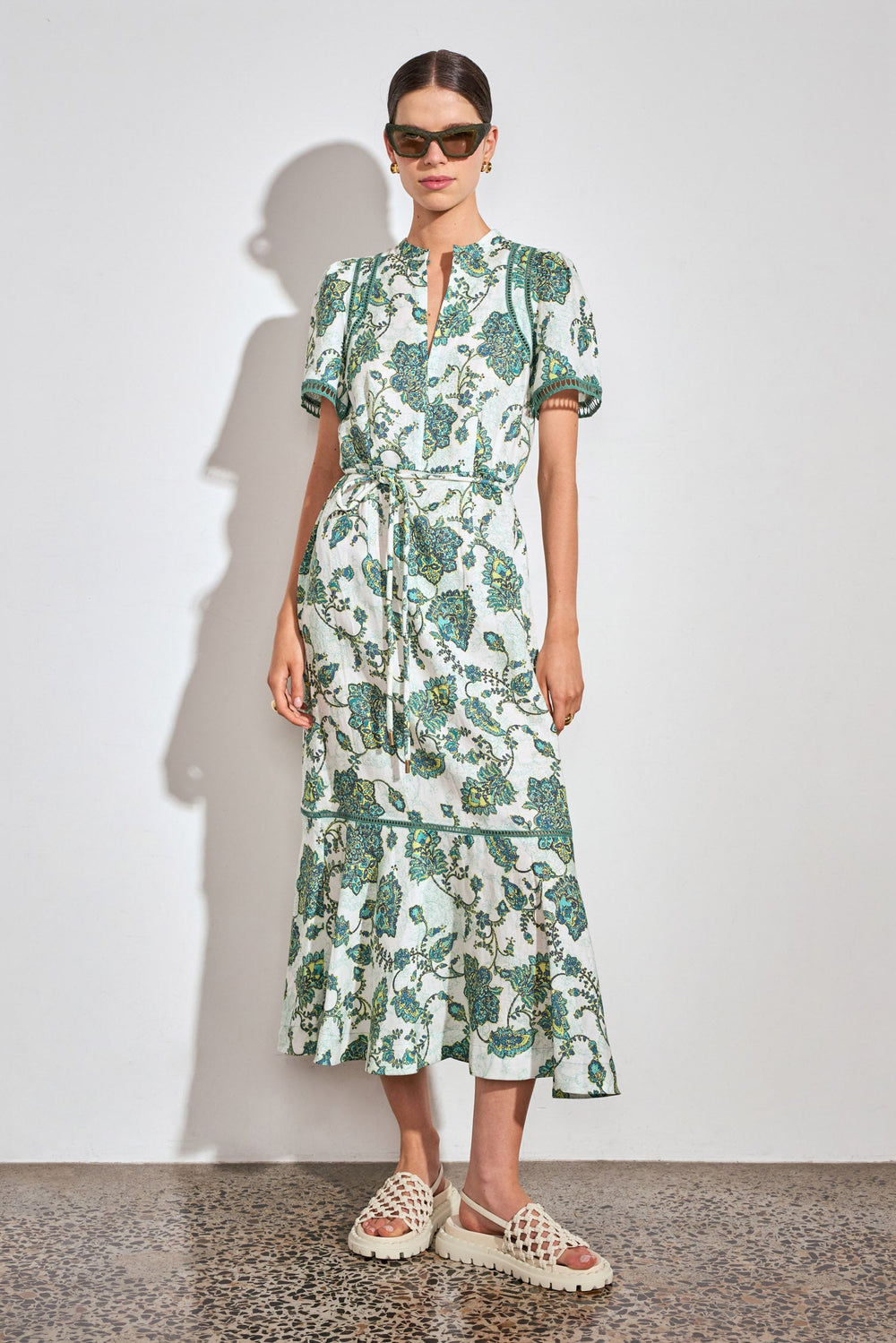 poem dress - garden paisley