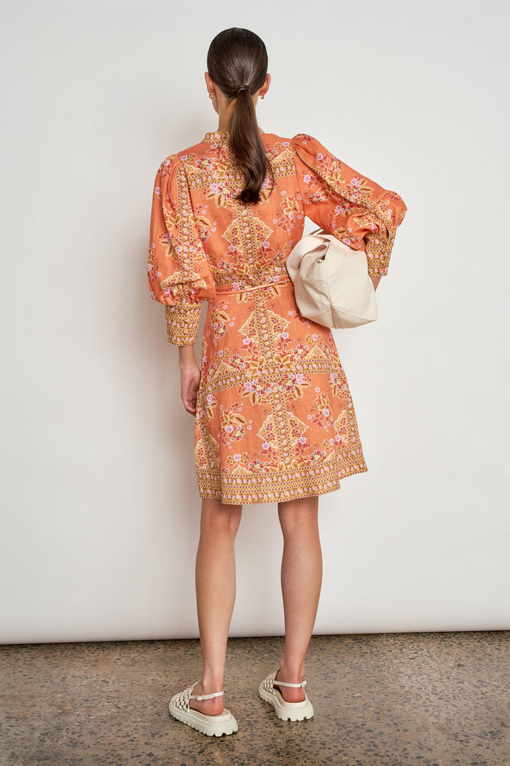 scenic dress - marigold glow