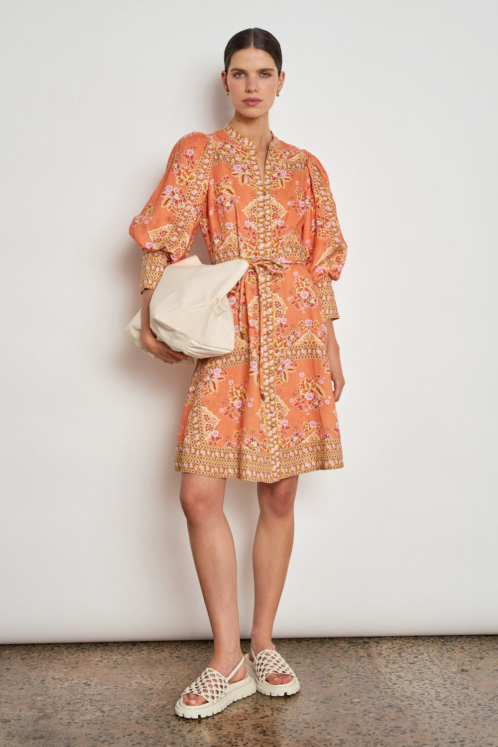 scenic dress - marigold glow