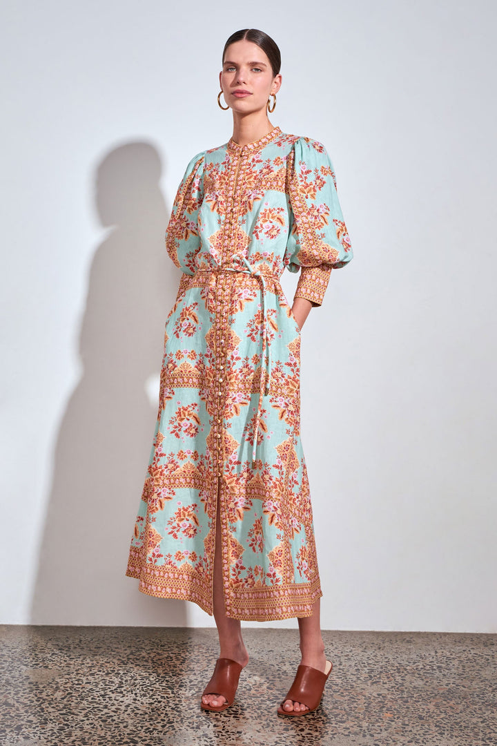 envelop dress - spring glow