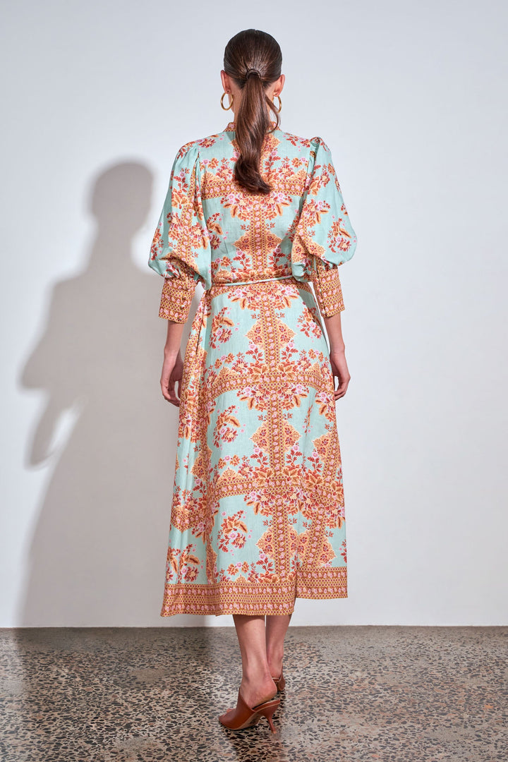 envelop dress - spring glow