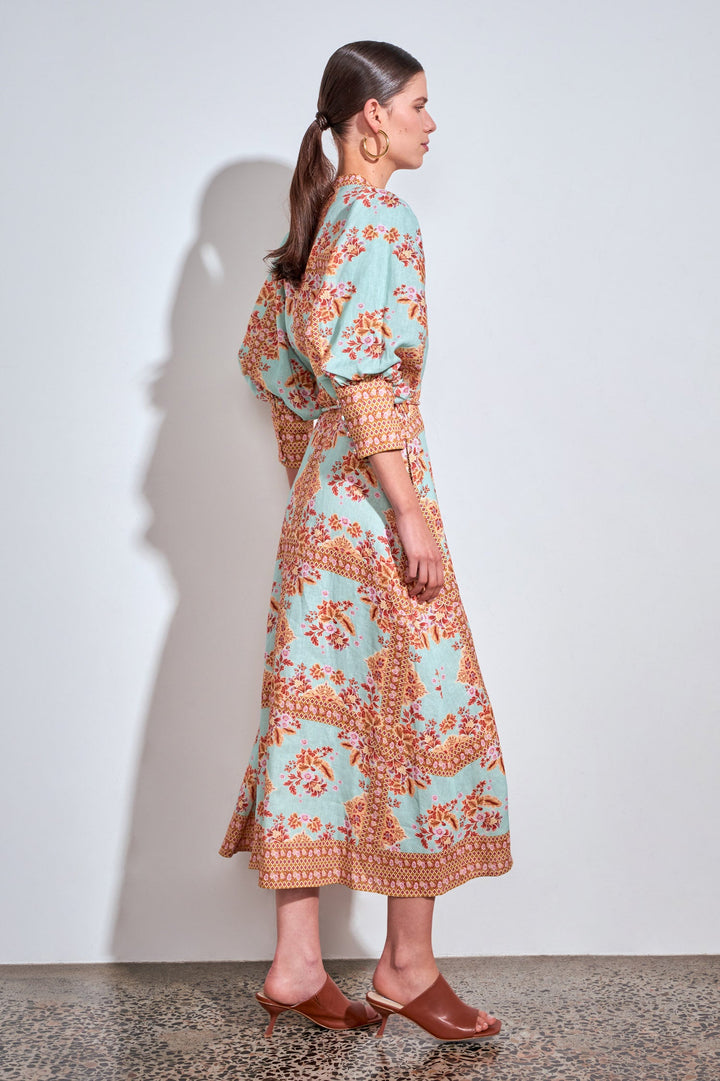 envelop dress - spring glow