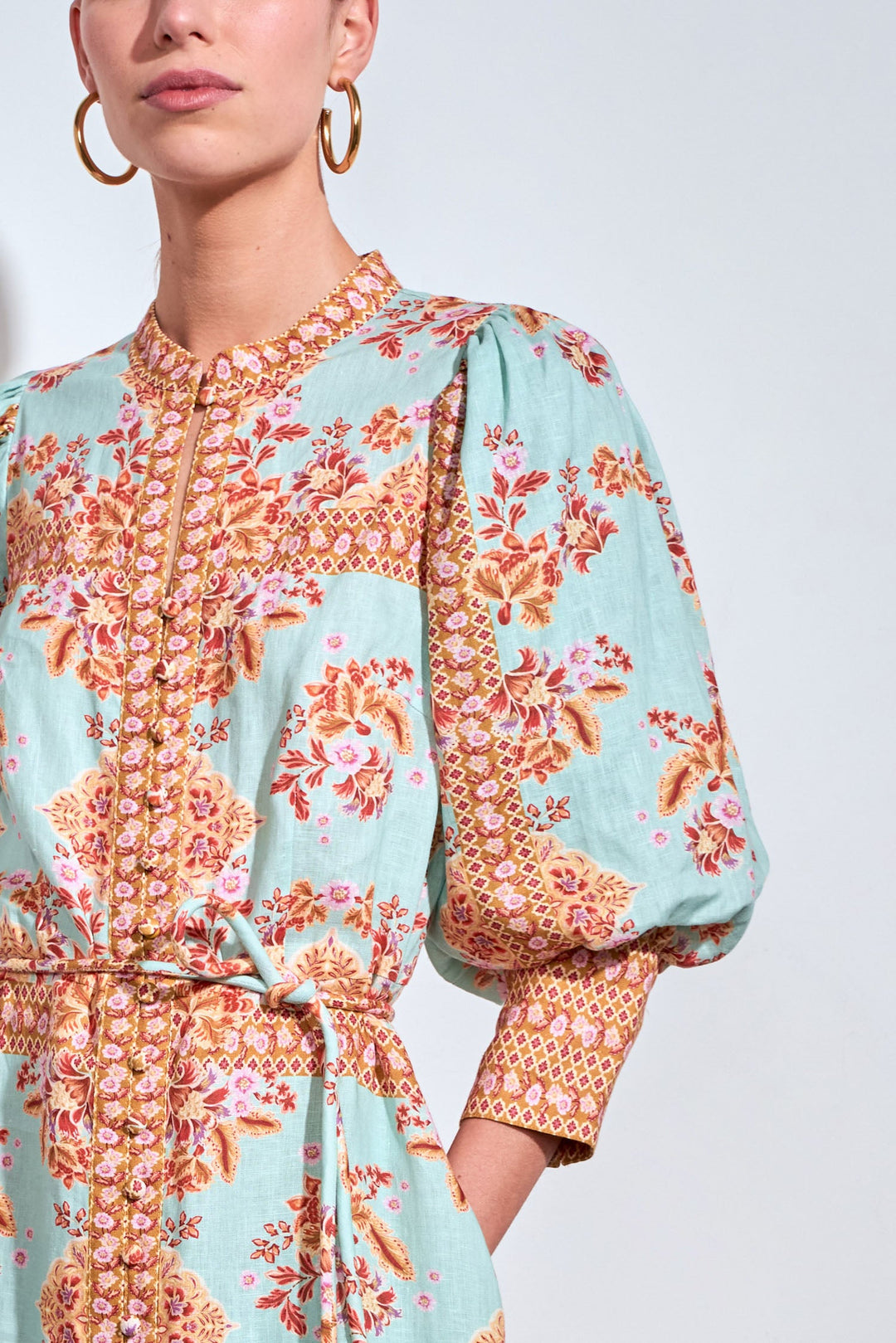 envelop dress - spring glow