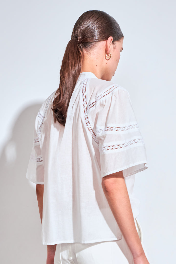 pulse top - porcelain Blouse Zoe Kratzmann