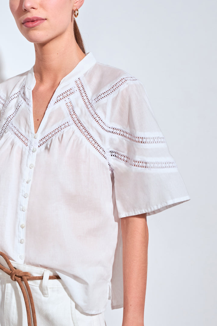 pulse top - porcelain Blouse Zoe Kratzmann