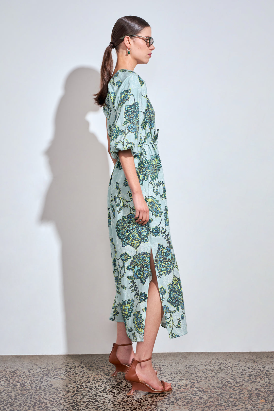 silhouette dress - fern paisley dress Zoe Kratzmann
