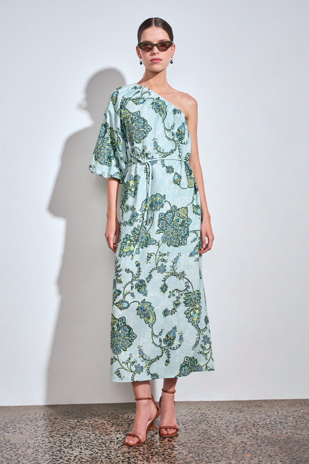 silhouette dress - fern paisley dress Zoe Kratzmann