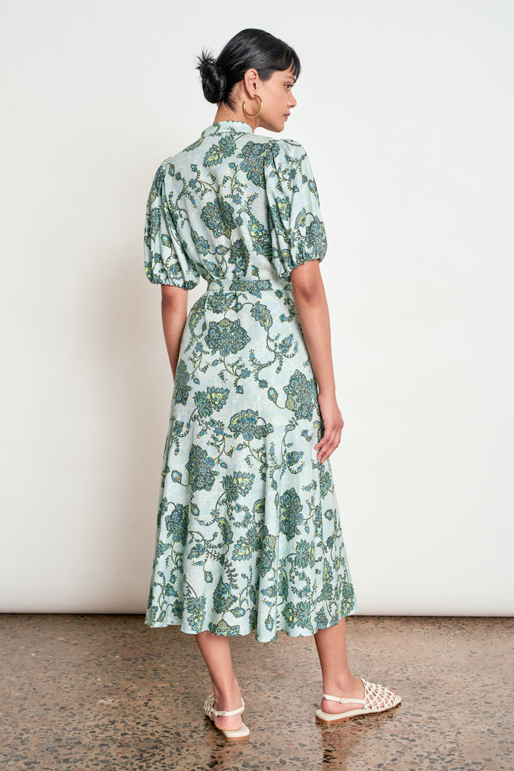 cascade dress - fern paisley Dress Zoe Kratzmann