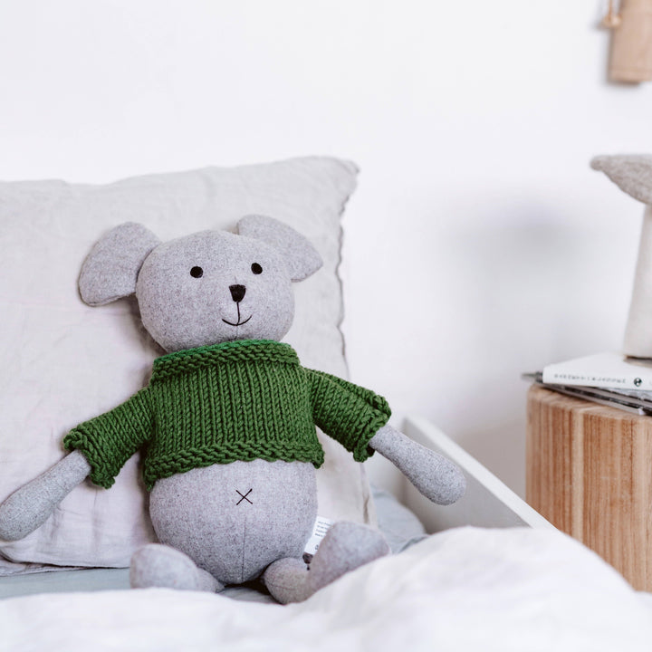 Arthur Mouse | soft toy and the little dog laughed