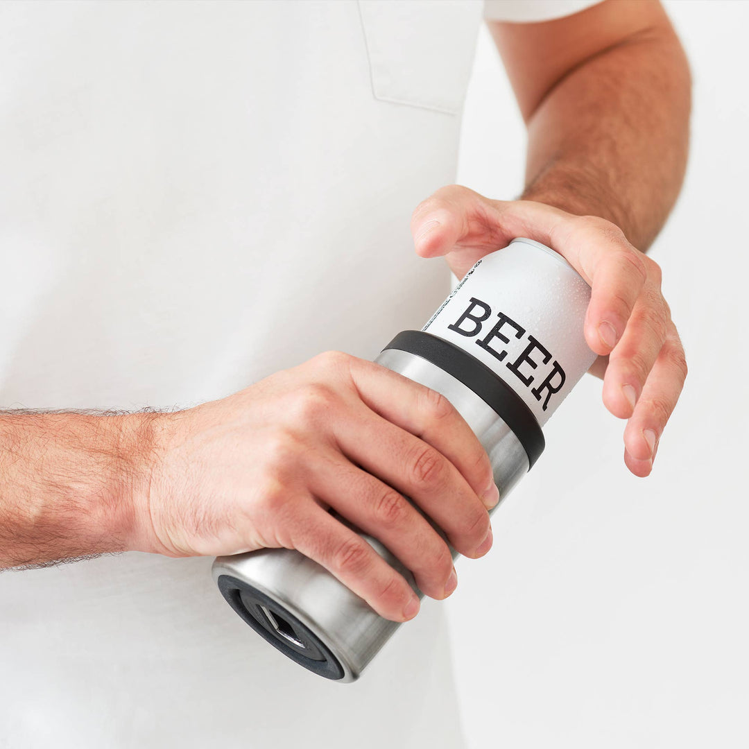 Huski Beer Cooler 2.0 - Brushed Stainless Huski