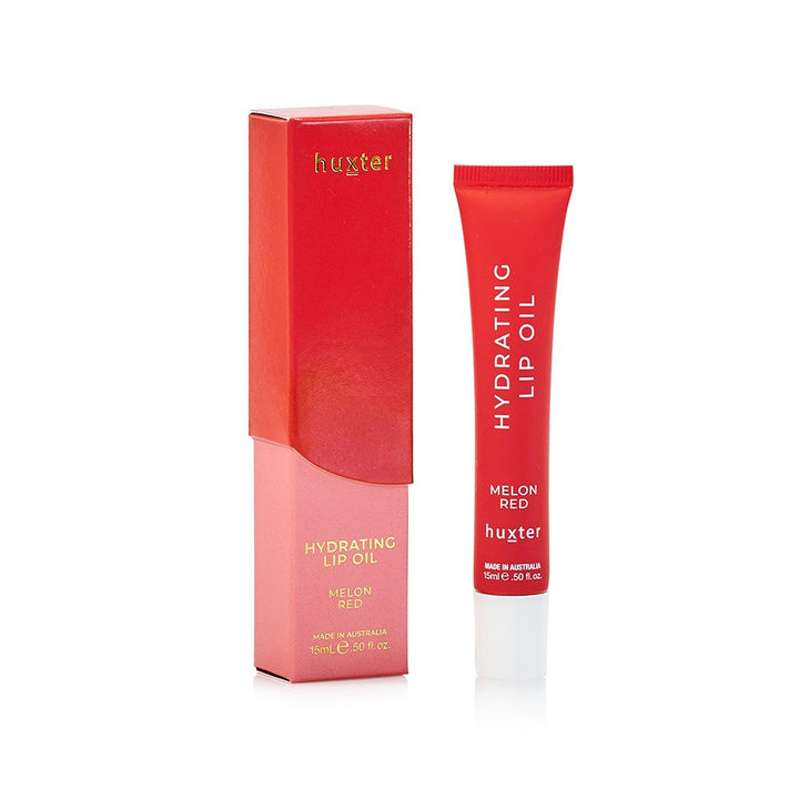 Hydrating Lip Oil 15ml - Melon Red Huxter