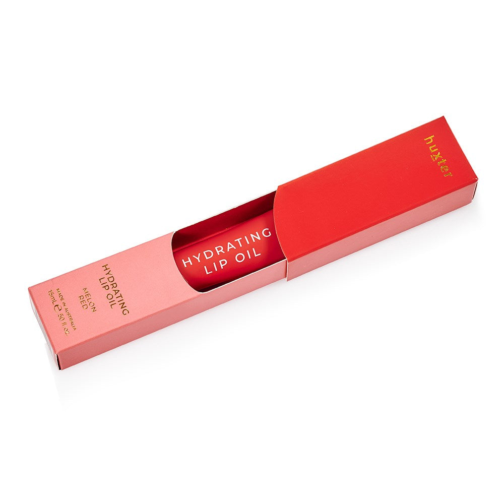 Hydrating Lip Oil 15ml - Melon Red Huxter