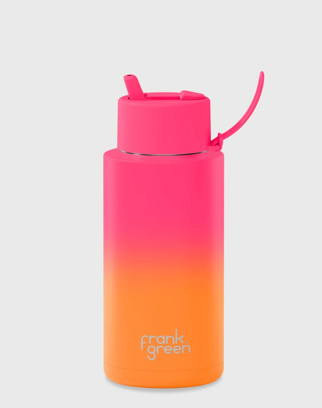34oz Reusable Bottle Gradient Summer Sunset Flip lid Drink Bottles Frank Green