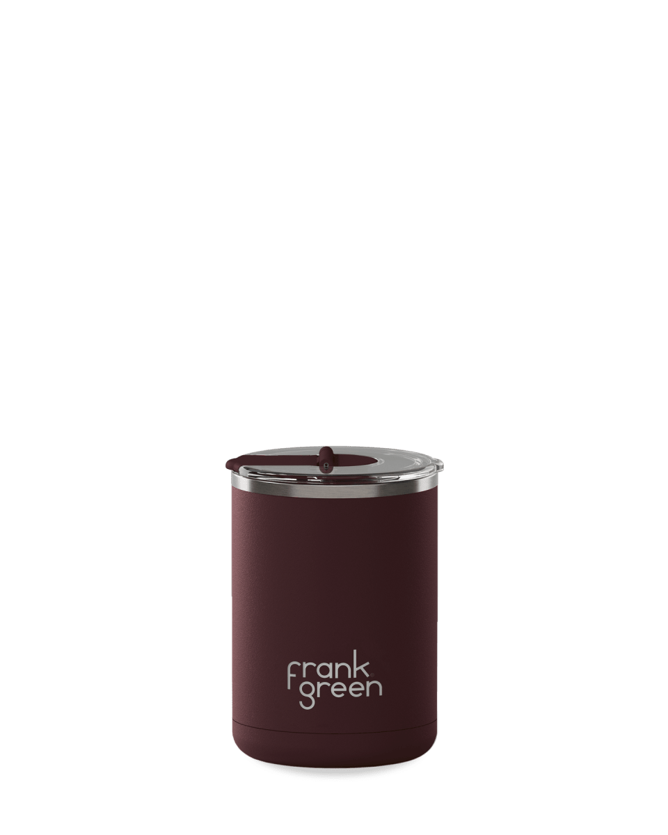 355ml | Ceramic coffee Cup with Hinged Lid (12oz) Frank Green