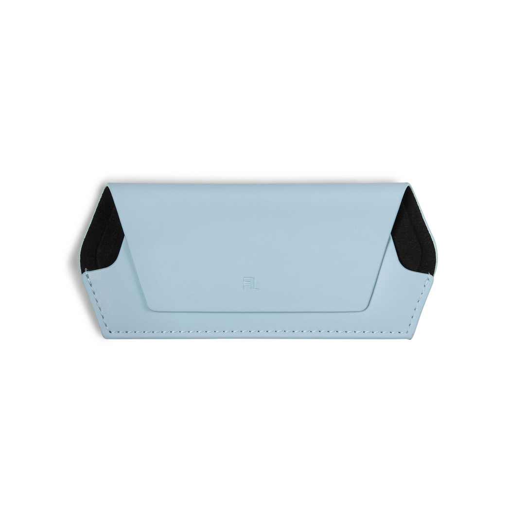 Fox and Leo glasses case - Sky Blue Fox and Leo