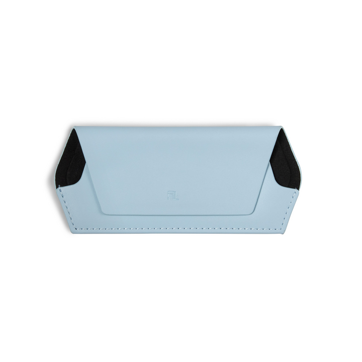 Fox and Leo glasses case - Sky Blue Fox and Leo