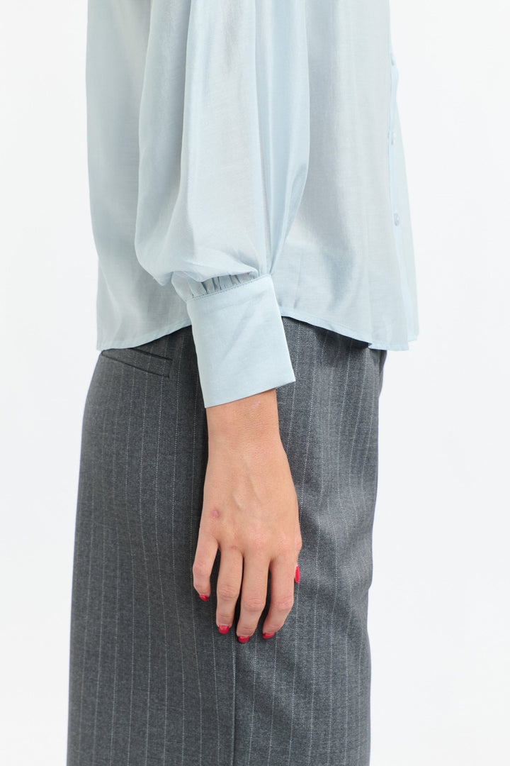 365 Days Annabelle Tencil Shirt - Provence Blue blouse 365 days