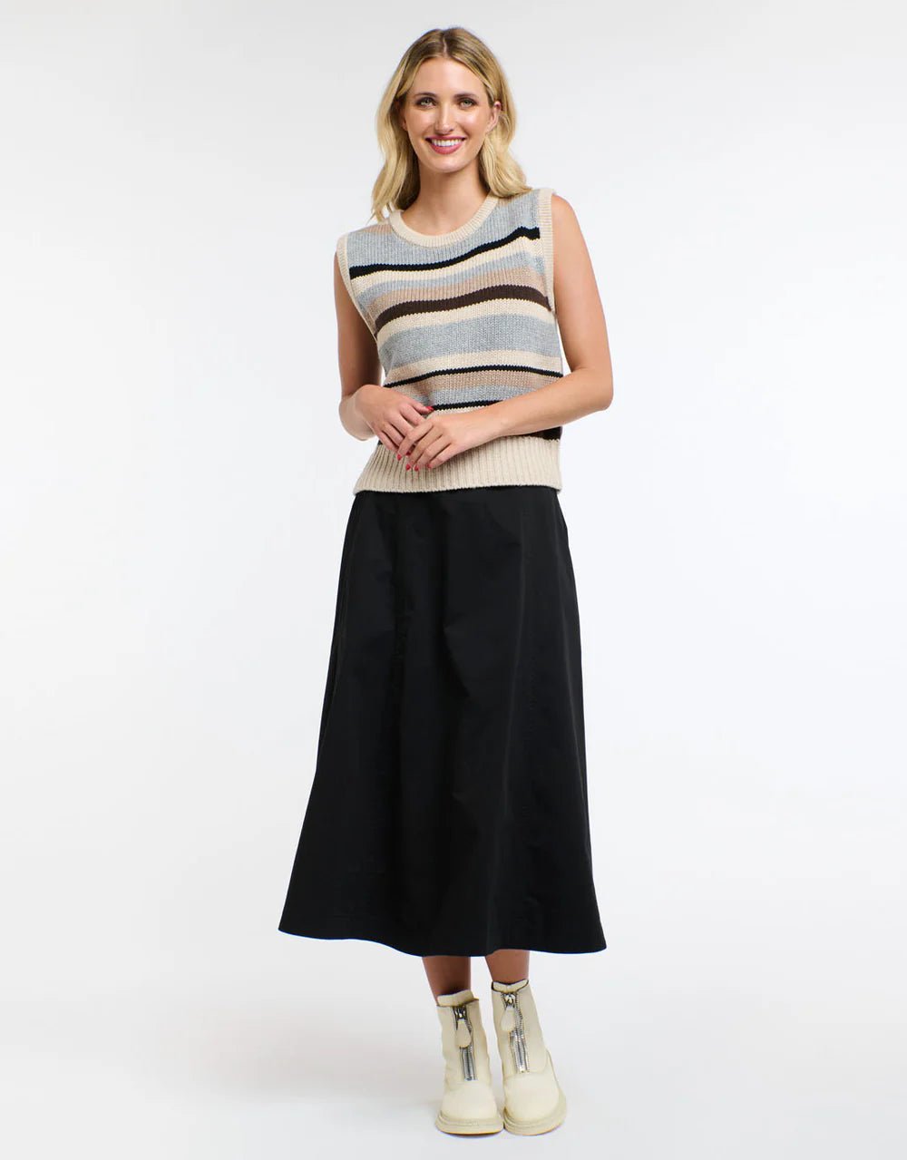 365 Days Dakota DRill Skirt - Black Skirts 365 days