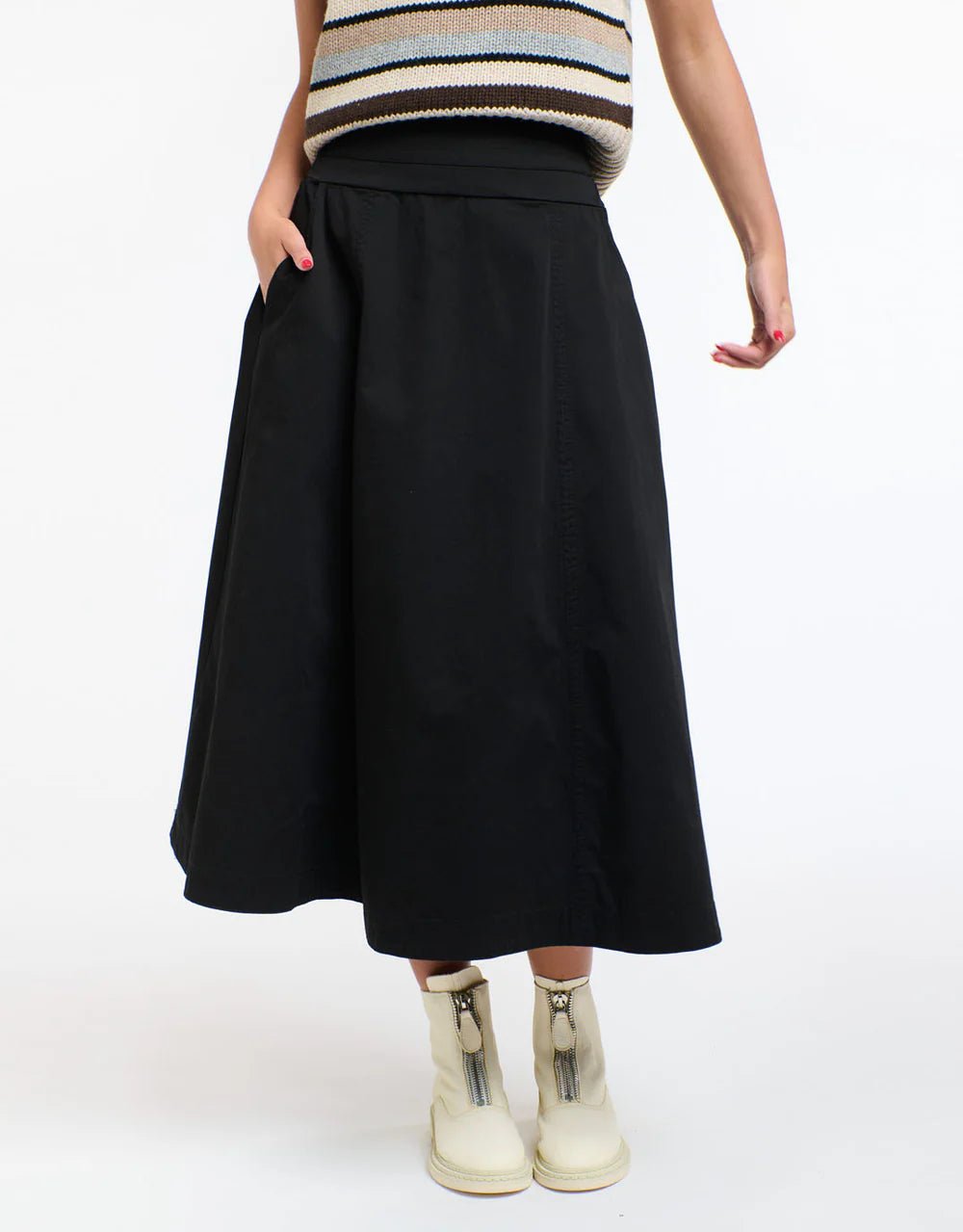 365 Days Dakota DRill Skirt - Black Skirts 365 days