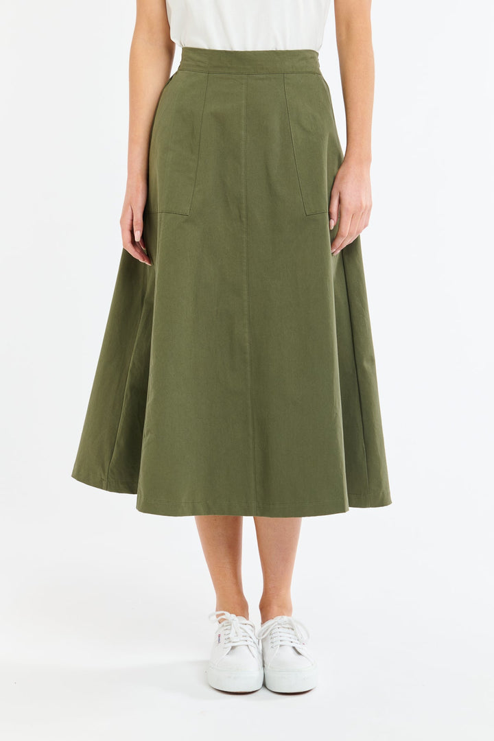365 Days MELODY A-LINE SKIRT - Khaki Skirts 365 days
