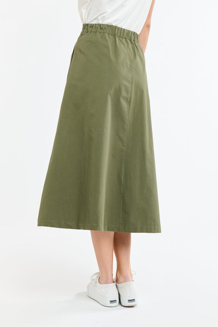 365 Days MELODY A-LINE SKIRT - Khaki Skirts 365 days