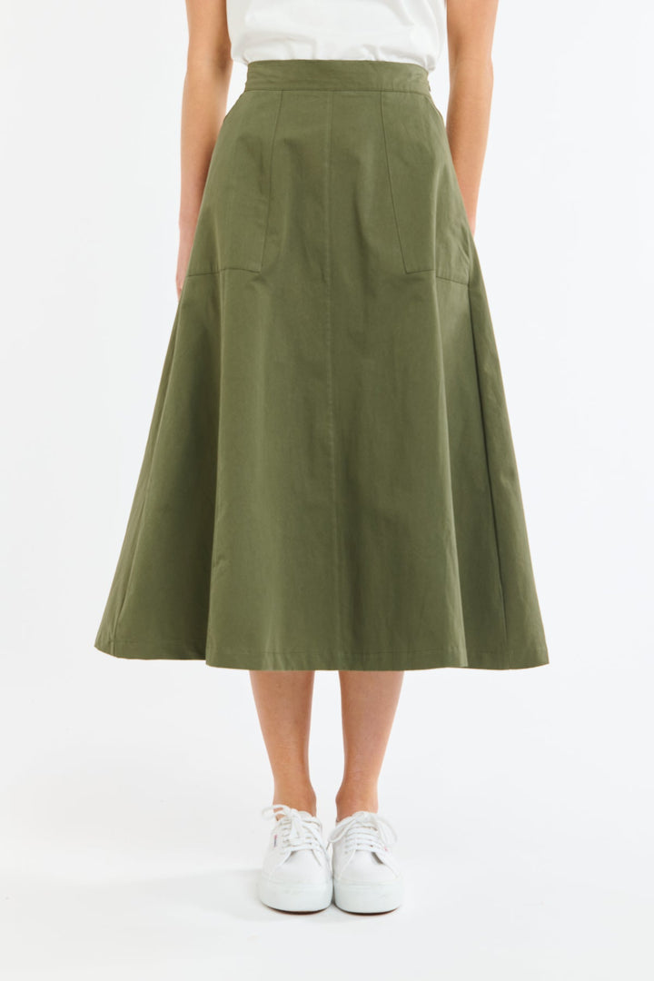 365 Days MELODY A-LINE SKIRT - Khaki Skirts 365 days