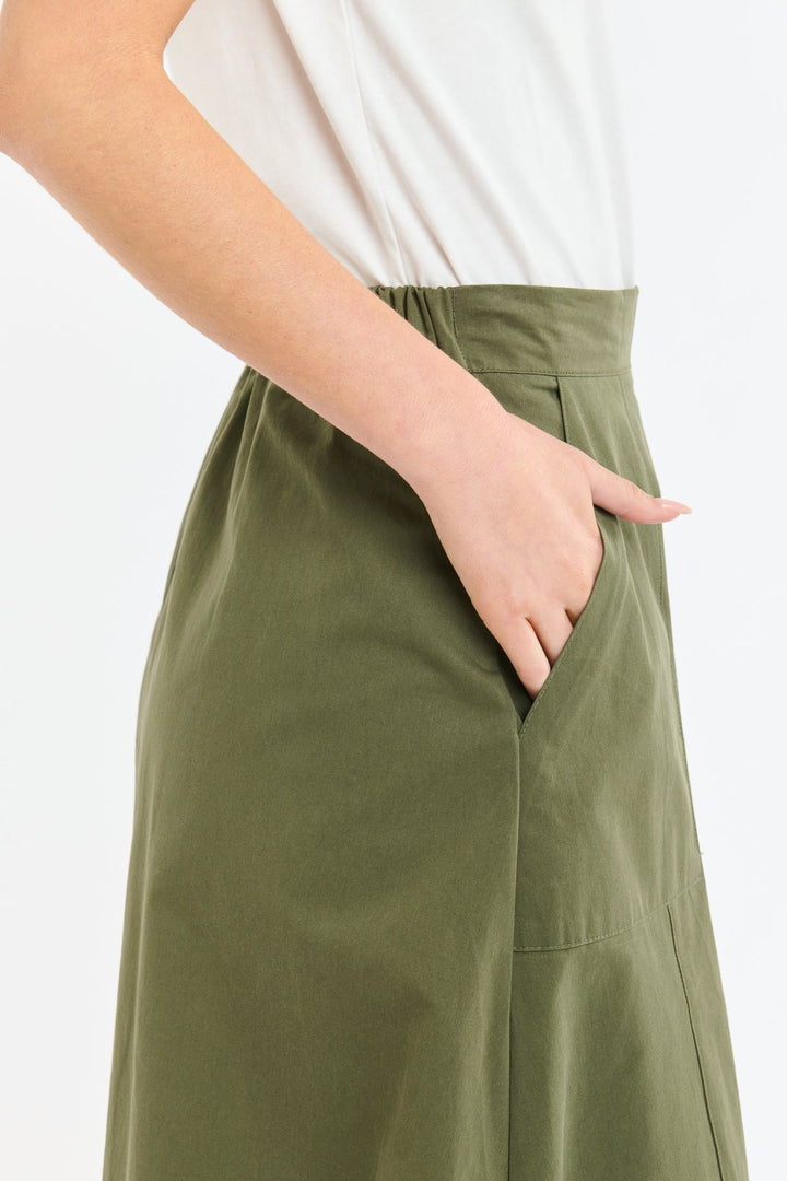 365 Days MELODY A-LINE SKIRT - Khaki Skirts 365 days